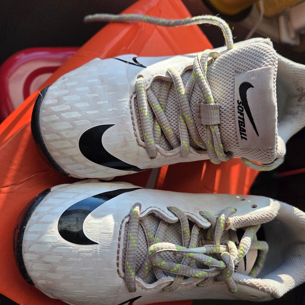 Nike Kids White and Black Sneakers